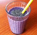 BORŮVKOVÉ SMOOTHIE S CHIA SEMÍNKY