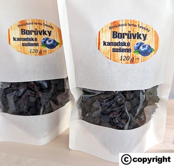 KANADSKÉ BORŮVKY SUŠENÉ 120g 